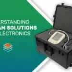 medical device placed inside a case with a custom foam insert