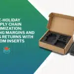pre-holiday supply chain optimizations for custom inserts